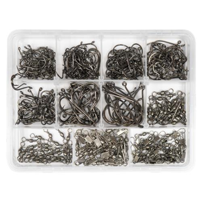 TacklePro 340pc Fishing Tackle Pack Assortment