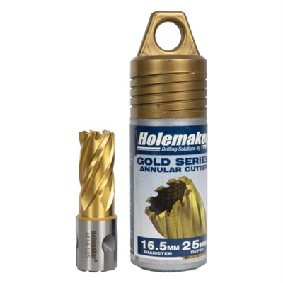 Holemaker Uni Shank Tinite (Tin) Cutter 16.5mmx25mm