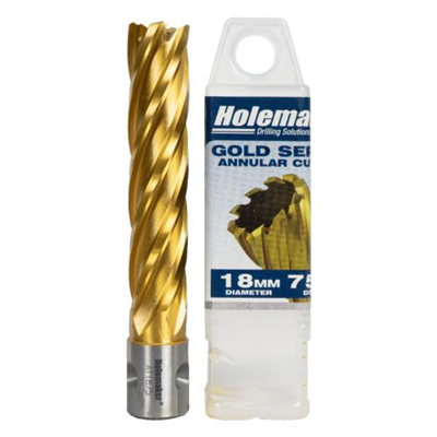 Holemaker Uni Shank Tinite (Tin) Cutter 18mmx75mm