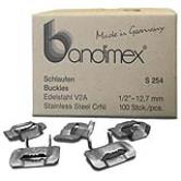 Bandimex S254 Buckles 1/2in (100pc)